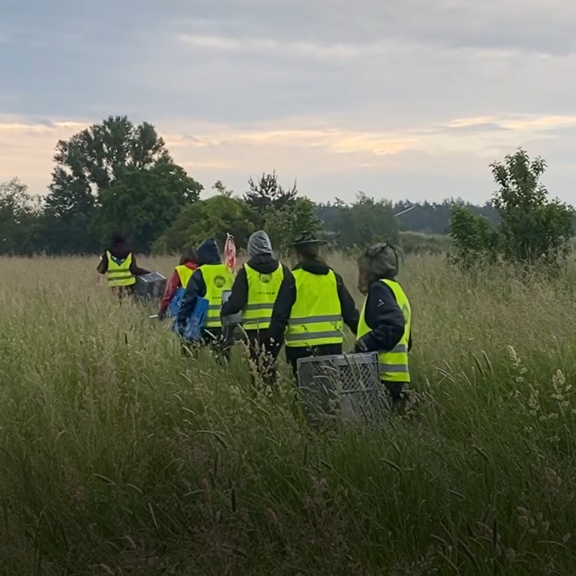Rehkitzretter als Symbolbild für Ergbnisse der Saison